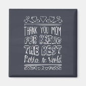 Pour la meilleure maman du monde | Magnet (Devant)