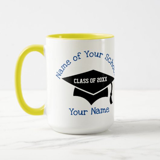 Pour La Mug Combo Graduate, 15 oz (Gauche)