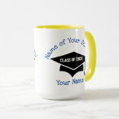 Pour La Mug Combo Graduate, 15 oz (Devant droit)