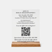 Pour la promotion d'événements Business Tablett Si (Recto)