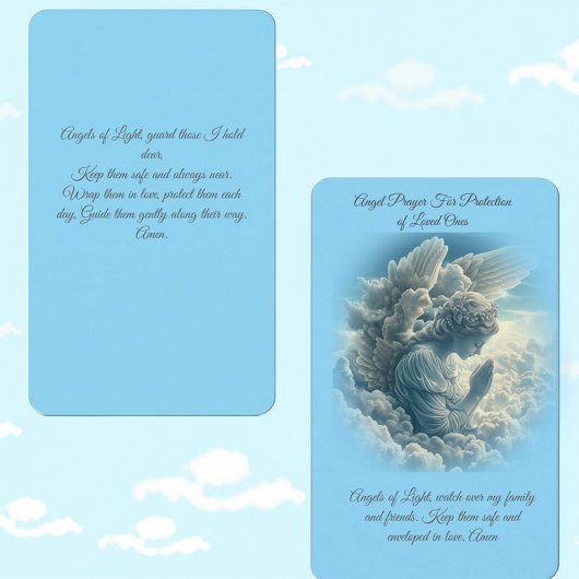 Pour la protection des personnes aimées Carte de p