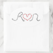 Pour l'amour de courir un autocollant pare-chocs (Sac)