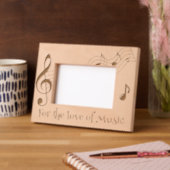 Pour l'amour de la musique cadres gravés (Gauche)