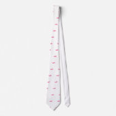 Pour l'amour de voler simple cravate d'avion rose (Devant)