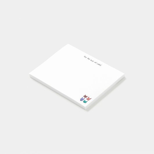 Pour l'amour des chats ! Post-It (Incliné)