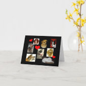 Pour l'amour des chiens carte (Fleur jaune)