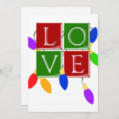 Pour l'amour des invitations de Noël (Devant / Derrière)