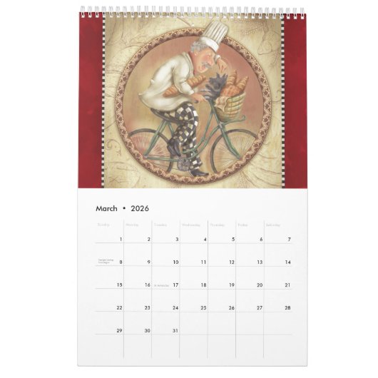 Pour l'amour du calendrier CHEFS 2023 (Mar 2026)