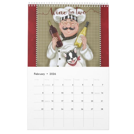 Pour l'amour du calendrier CHEFS 2023 (Feb 2026)