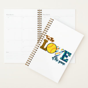 Pour L'Amour Du Jeu Softball Maman Leopard