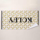 Pour l'amour du Mac et du fromage serviette person (Serviette de bain)