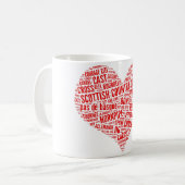 "Pour l'amour tasse de contredanse écossaise" (Devant gauche)