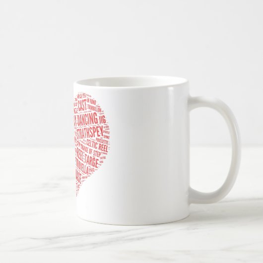 "Pour l'amour tasse de contredanse écossaise" (Droite)