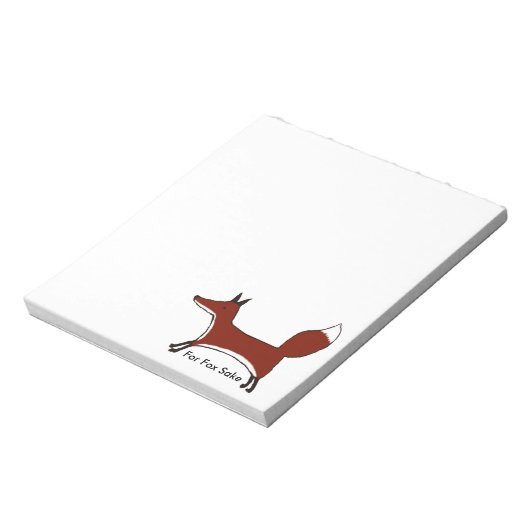Pour le Bloc-notes Fox Sake (Tourné)