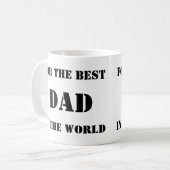 Pour le meilleur papa dans la tasse de café du (Devant gauche)