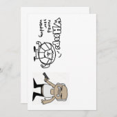 Pour l'embauche Episode 2 Faire-part de mariage (Devant / Derrière)