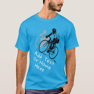 Pour les amateurs de vélo. Personnaliser T-shirt