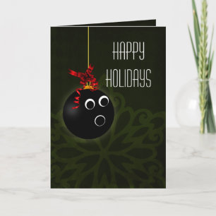 pour les cartes de Noël des bowler