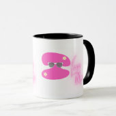 Pour les célibataires ! J'Aime Les Mugs (Roses) (Devant droit)