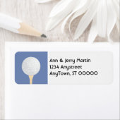 pour les golfeurs retour adresse étiquette de golf (En situation)