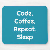 Pour les ingénieurs – Code. Café. Tapis de souris (Devant)