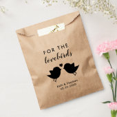 Pour les Lovebirds, le Mariage envoie des sacs de  (Scellé)