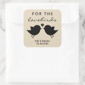 Pour les Lovebirds, Stickers Mariage de semences d (Sac)