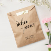 Pour les sacs Faveur plus riches ou plus pauvres (Scellé)