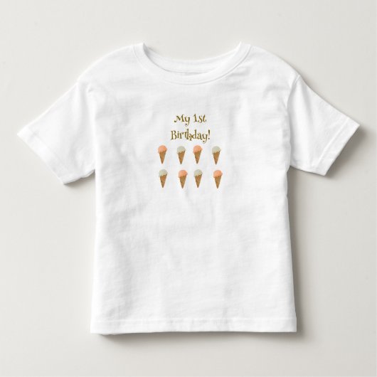 Pour Les Tous Petits 1er anniversaire ! T-shirt (Devant)