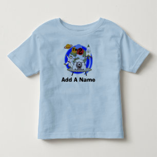 Pour Les Tous Petits 2ème T-shirt personnalisé d'anniversaire d'espac