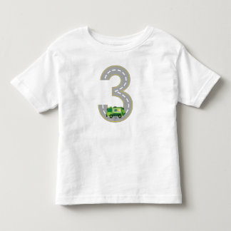 Pour Les Tous Petits 3ème T-shirt de camion à ordures d'anniversaire