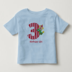 Pour Les Tous Petits 3ème T-shirt de ondulation de clown de cirque
