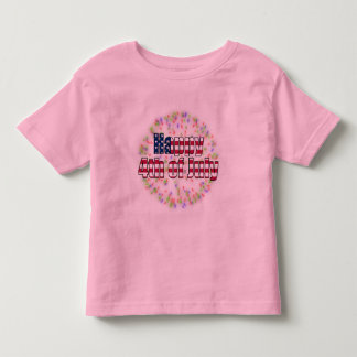 Pour Les Tous Petits 4 juillet T-shirt heureux de sonnerie d'enfant en