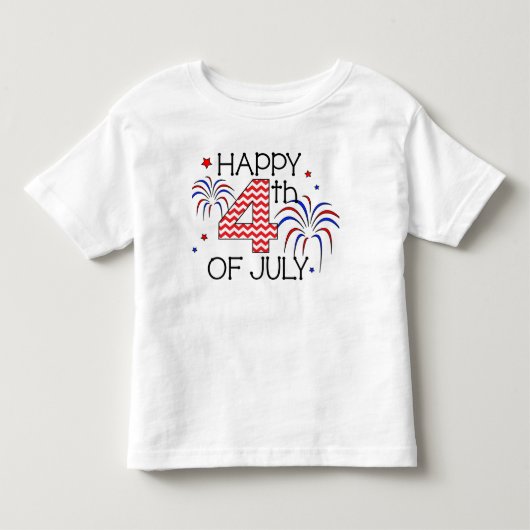 Pour Les Tous Petits 4 juillet T-shirt heureux d'enfant en bas âge (Devant)