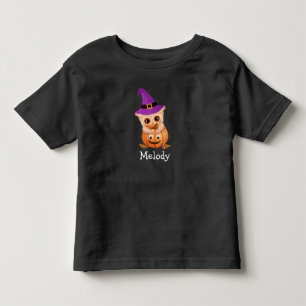 Pour Les Tous Petits Adorable T-shirt Hialloween Baby Owl Toddler