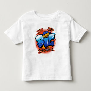 Pour Les Tous Petits Airbrush Je suis le grand frère design T-shirt