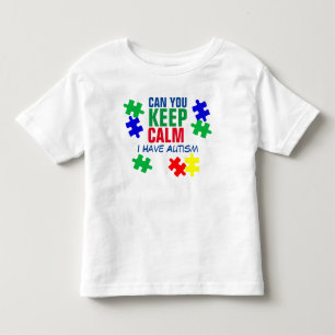 Pour Les Tous Petits Autisme Calm# _ T-shirt Jersey fin Toddler
