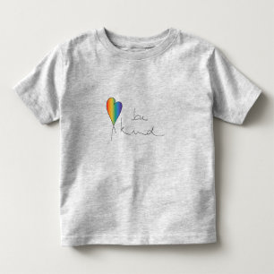 Pour Les Tous Petits Be Kind Tee, Kindness, Rainbow Heart, T-shirt