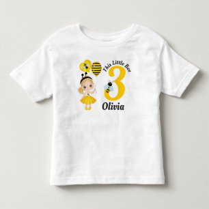 Pour Les Tous Petits Bee mignonne Petite Fille Anniversaire T-Shirt