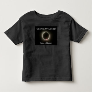 Pour Les Tous Petits Black Toddler Georgetown Total Eclipse T-shirt