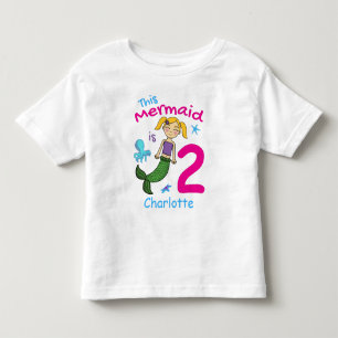 Pour Les Tous Petits Cette Sirène Est 2 Nom Modifiable T-shirt