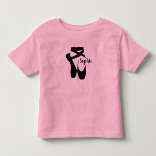 Pour Les Tous Petits Chaussures de ballet Design T-shirt bébé