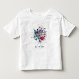 Pour Les Tous Petits Cœurs mignons et lavis à l'aquarelle  T-Shirt