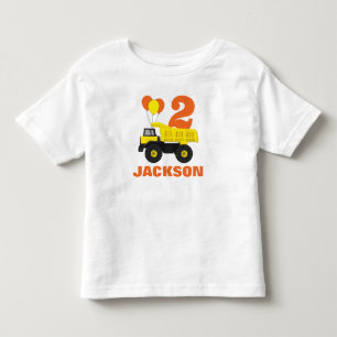 Pour Les Tous Petits Construction 2e tenue d'anniversaire ・ T-shirt Tod