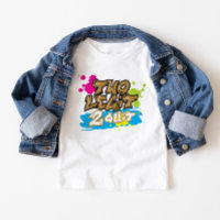 Couleurs néon Deux Legit 2 Quit Toddler T-shirt