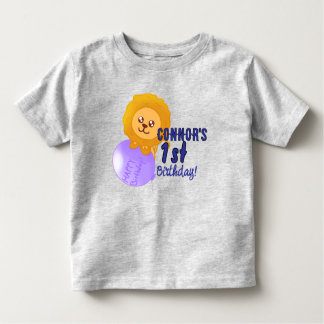 Pour Les Tous Petits Custom Lion Themed Birthday T-Shirt
