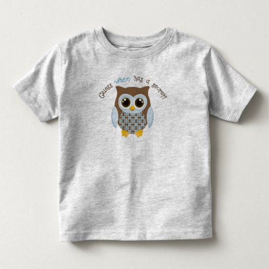 Pour Les Tous Petits Devinez qui a un t-shirt secret enfant (Devant)
