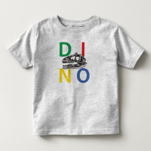 Pour Les Tous Petits DINO - T-shirt Heather Grey Toddler Fine Jersey