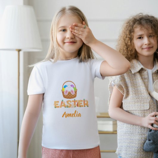 Pour Les Tous Petits Easter Personalized Toddler Fine Jersey T-Shirt