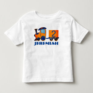Pour Les Tous Petits Enfant Âge Anniversaire Train Toddler T-shirt